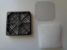 RCP-080 Fan Guard w/ EMI Shielding and Filter 80x80mm Plastic -  New