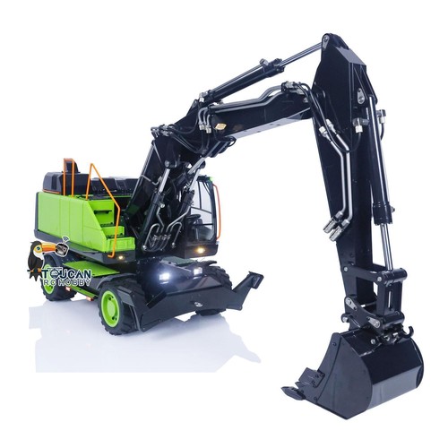 1/14 EC380 RC Hydraulikbagger 3 Arme Ferngesteuerter Bagger Kippbare Schaufel - Picture 6 of 16