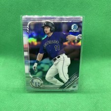 2019 Bowman Chrome Refractor Casey Golden #BDC-83 Colorado Rockies