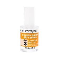 Pro Powder Polish Dip System Layering Gel Dip-Step 3 by Cuccio Colour -0.5oz