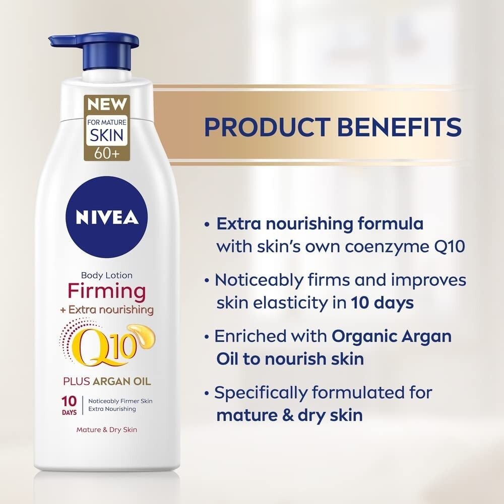 NIVEA Firming Body Lotion Q10 + Argan Oil 400 ml Nourishing Firming
