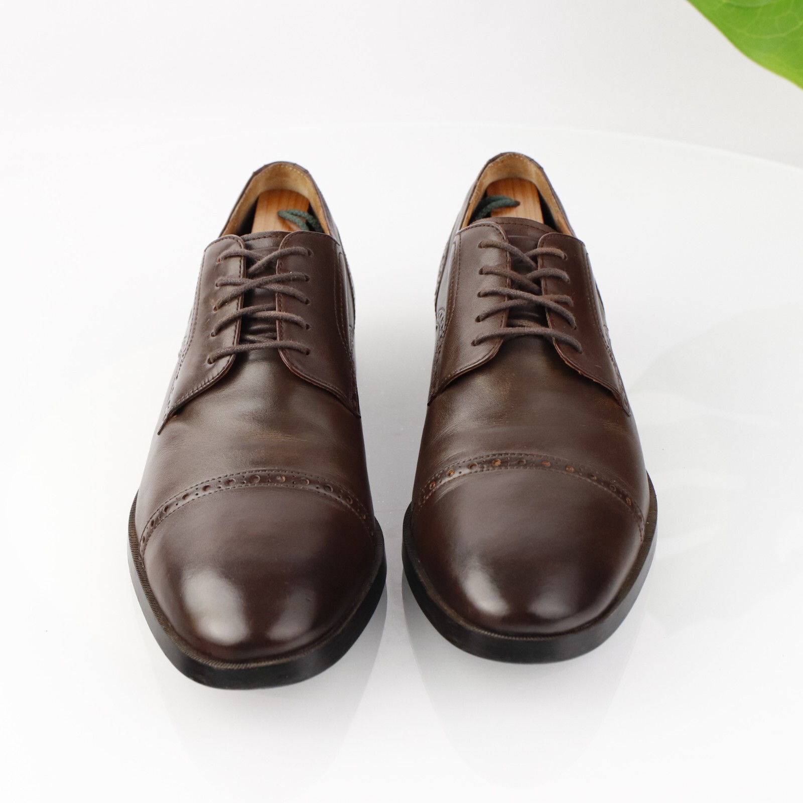 SAOLA Scarpa elegante Cole Haan da uomo Jefferson Grand Oxford taglia 11 M marrone cognac punta a cappuccio