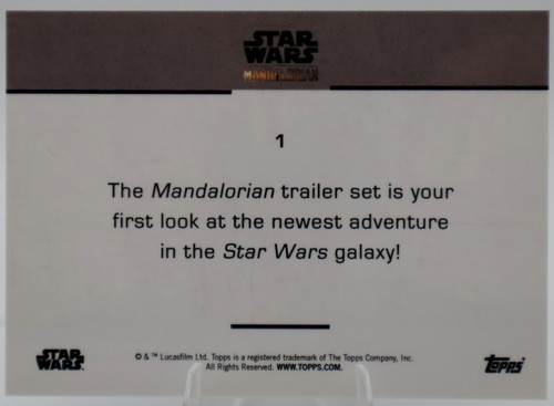 2019 TOPPS NOW STAR WARS The Mandalorian Trailer Set 10-card Disney+ Mint - Picture 2 of 11