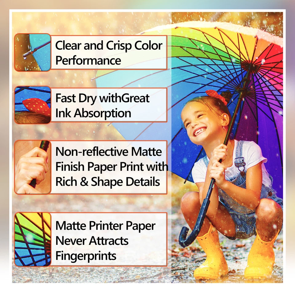 Koala Photo Paper 13X19 Matte 100 Sheets 34lb for Inkjet Epson Canon DIY Poster - Image 2 of 4
