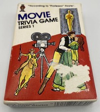 Vintage 1984 Professor Hoyle Movie Trivia Card Game Series 1