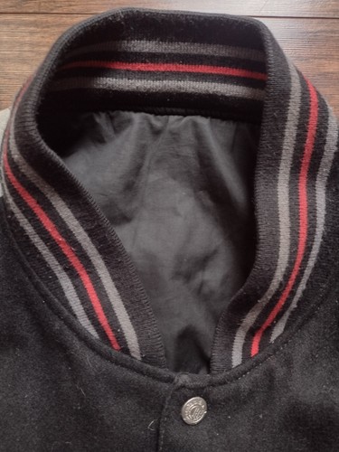 Vtg Scarface "JH Design Group" Reversible Polyester & Leather Jacket Size XL - Picture 7 of 24