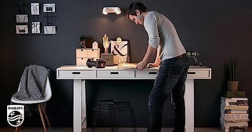 Philips LED GU10 Spotlight 3.5W=35W 275lm Cool White 4000K Brass IP20 2-Pack - Picture 19 of 60