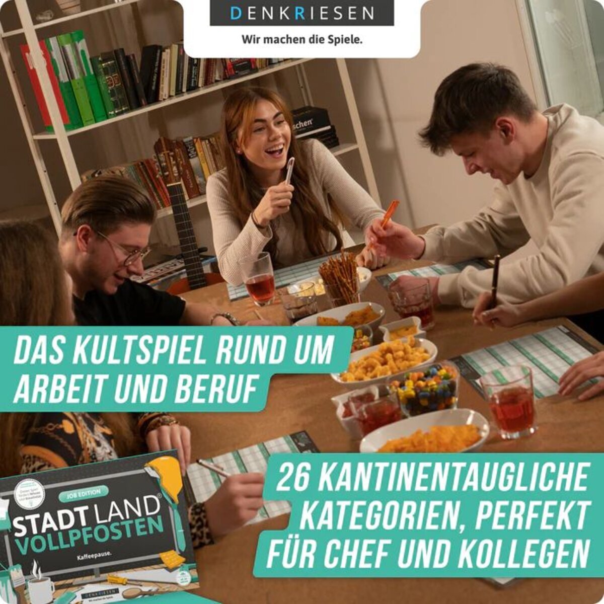 Thumbnail - Denkriesen Stadt, Land, Vollpfosten - Job Edition "kaffeepause"