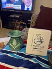 Vintage McCoy Zanesville Bicentennial 1797-1997 Celebratory Ceramic Bank SIGNED!