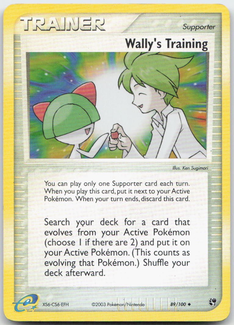 Pokemon : Wally's Training Sandstorm 89/100 : UC