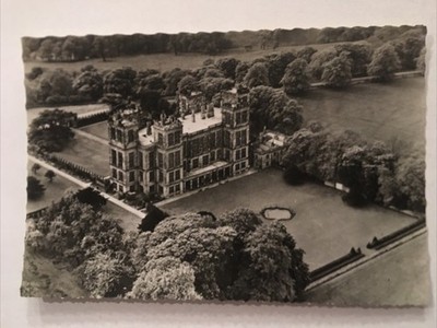 Hardwick Hall Derbyshire Vintage Postcard