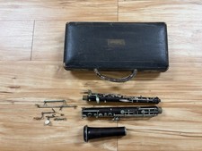 Vintage Cabart Wood Oboe for Parts or Restoration