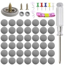 80 Set Car Roof Headliner Repair Kit, 402Pcs Rivets Repair Button Auto Ro