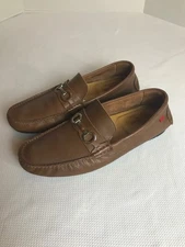 Marc Joseph New York Bit Buckle Loafers Men’s Size 12 Cognac Mfg in Brazil