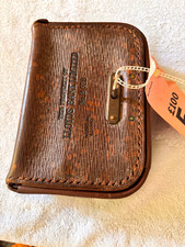 Lloyds Bank Limited Brown Leather Coin Purse with Metal Frame Clasp