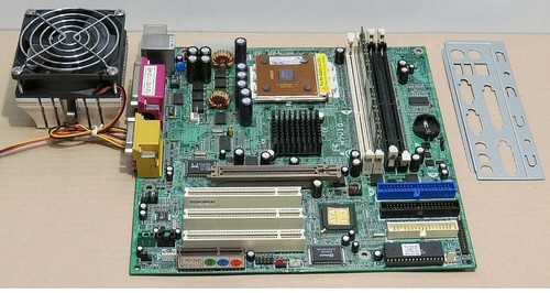 BIOSTAR M7VIG REV.1.2 SCHEDA MADRE, + CPU AMD ATHLON AX2000, DDR 400/1GB/RAM - Photo 3/7