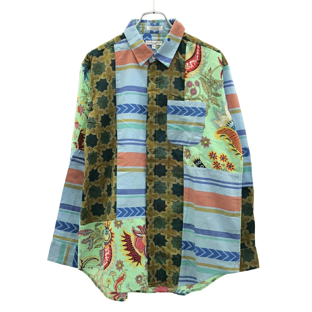 Engineered Garments Patchwork Shirt Long Sleeve S… - image 1