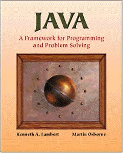 Java(tm): A Framework for Programming and Problem Solving - Picture 1 of 1