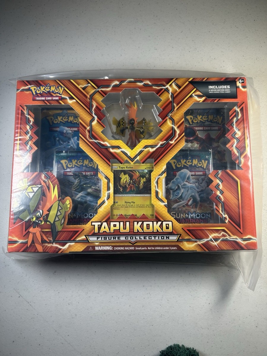 Pokémon TCG: Tapu Koko Figure Collection Box New Factory