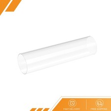 1Pcs Clear Rigid Acrylic Pipe 51mm ID x 55mm OD x 200mm Round Tube