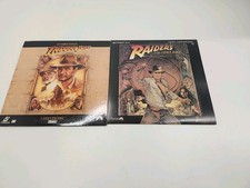 Indiana Jones Laserdisc Lot 2 Raiders of the Lost Ark & Last Crusade Extended Ed
