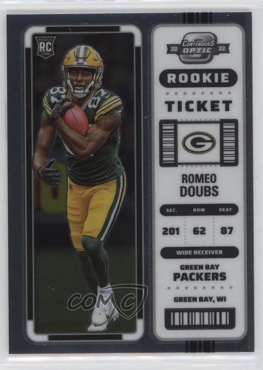 2022 Panini Contenders Optic Rookie Ticket Romeo Doubs #89 06iy