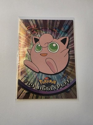 #39 Jigglypuff - 1999 Pokemon Topps Animated Series - Textured Holo-foil - NM