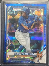 2021 Bowman Draft Sapphire Edition #BDC-52 Ronny Mauricio New York Mets