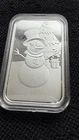 Mr. Silverstacker  1 oz .999  Silver Bar "Merry Christmas Snowman" 14/50 2023