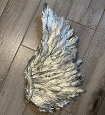 Silver Angel Wings adult Costume With Straps