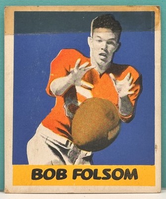 1948 Leaf Football #56 Bob Folsom (RC) Rookie