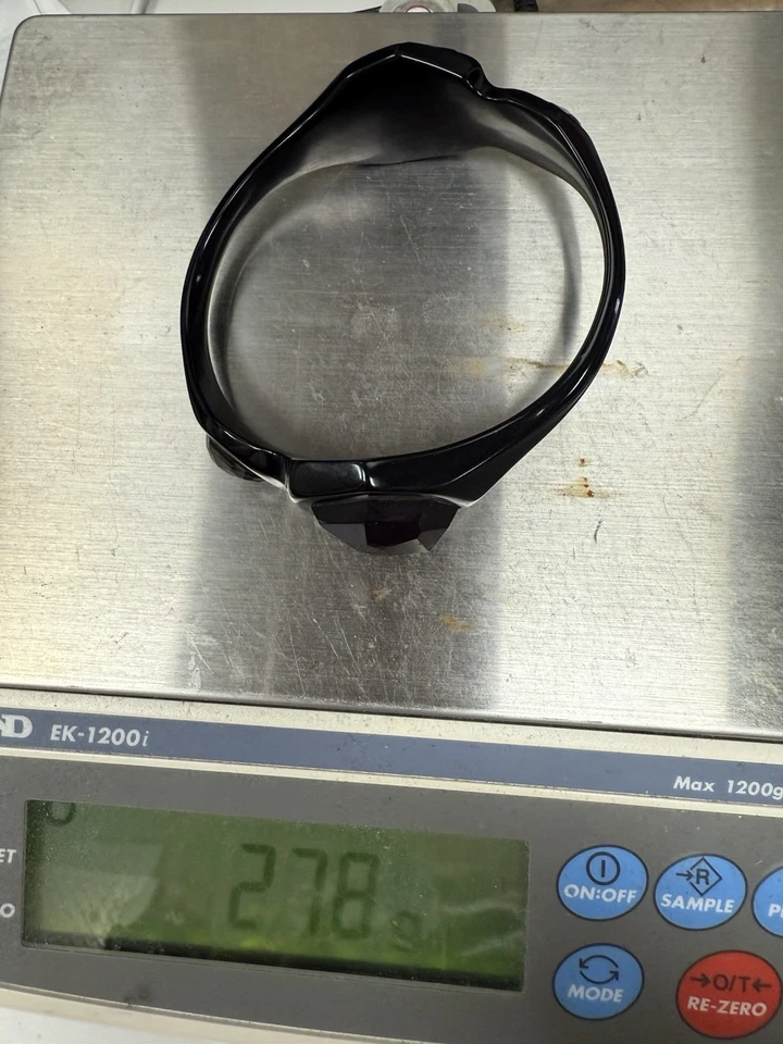 Brazalete Brazalete Resina Ippolita Negro Geométrico Foto 4 de 4