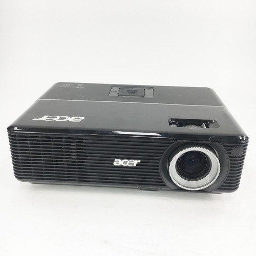 Acer P1200 2600 Lumens Desktop DLP Projector 3D Ready - Black - New Lamp Fitted - Picture 2 of 6