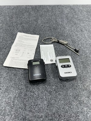Maverick ET-71C0 Wireless BBQ Thermometer Set Transmitter Receiver Probe Tested