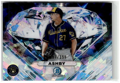 #ad 2020 Bowman Draft #AP AA Aaron Ashby Applied Pressure Atomic Refractor # 150 $2.99
