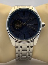 Refurbished Men's Seiko Automatic Blue Dial Tourbillon Wristwatch