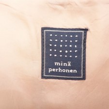 mina perhonen Sunny Rain Wool Print Trapeze Skirt Size 38