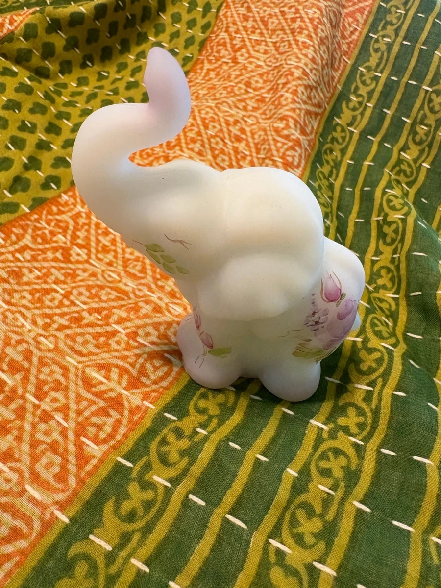 ガラスオーナメント エレファント                  新品未使用‼️ Fenton Glass Elephant for sale | eBay
