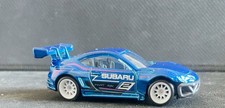 Hot Wheels Subaru BRZ 2025 (azul #48) intercambio de ruedas súper personalizado