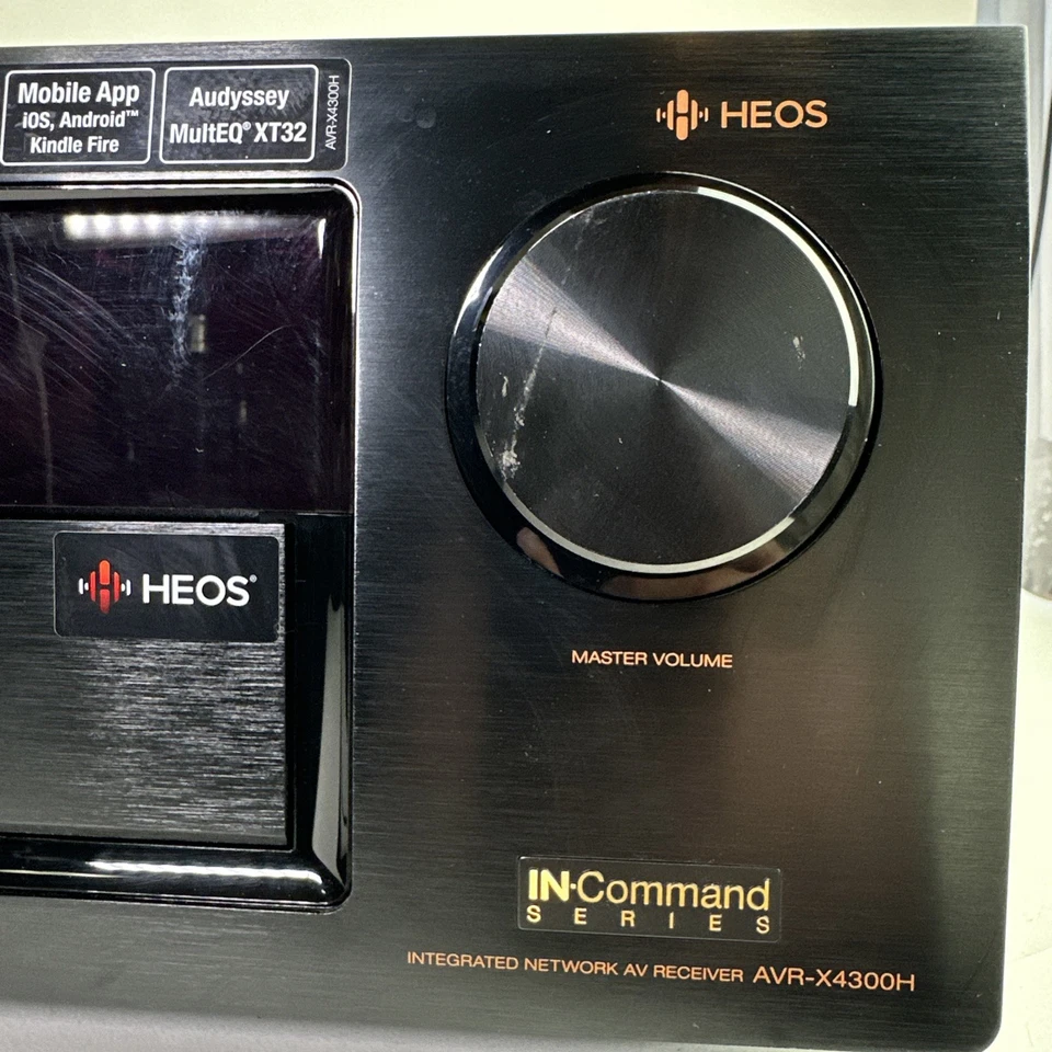 Denon AVR-X4300H 9.2 CH 4K Ultra HD AV Receiver HEOS WiFi Bluetooth No Remote - Image 4 of 4