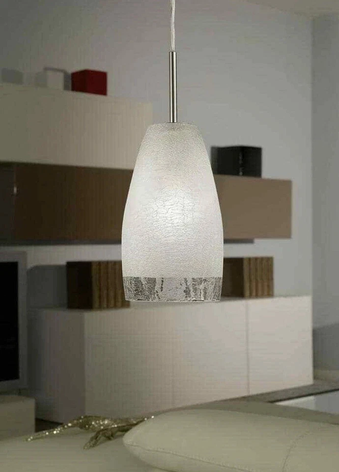 Eglo Crash 1 Light Matte Nickel Hanging Ceiling Pendant 20599A - Image 3 of 4