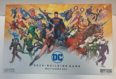 Cryptozoic DC Comics Deck Building Game Multiverse Box