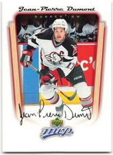 2005-06 Upper Deck MVP #48 J.P. Dumont Buffalo Sabres