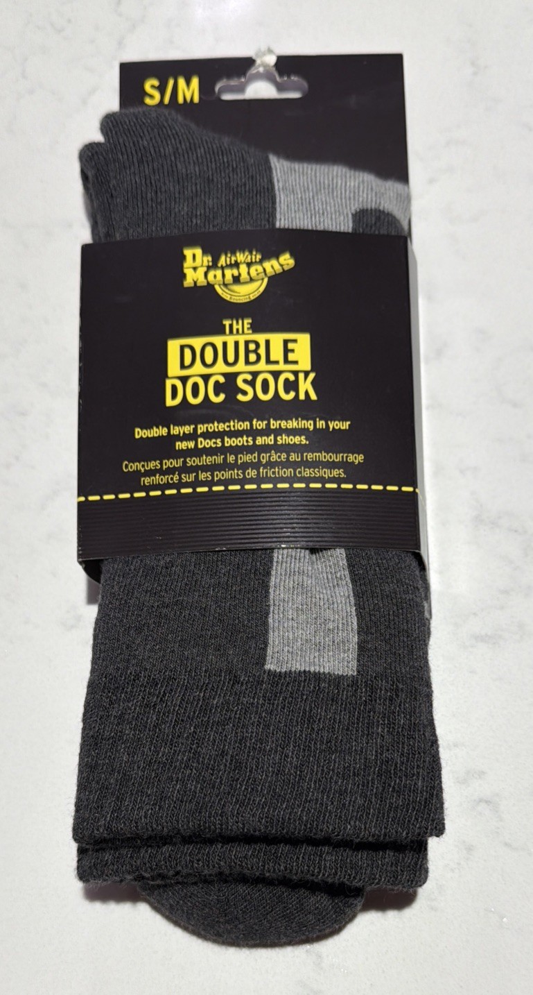 Dr. Martens The Double Doc Sock Small Medium Large Unisex Athletic Logo thumbnail 2