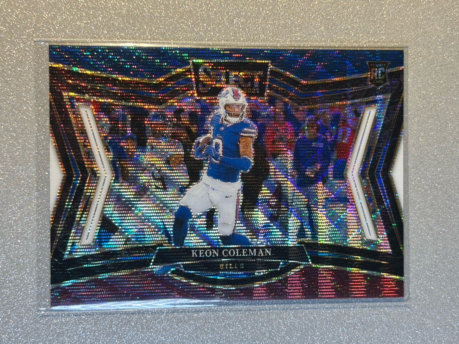 2024 Keon Coleman Panini Select Field Level Tri Color /99 #458 Bills Rookie RC
