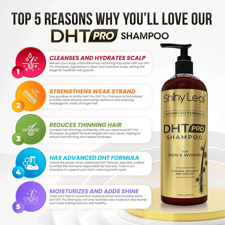 DHT Pro Shampoo and DHT Original Shampoo Bundle - Image 4 of 4