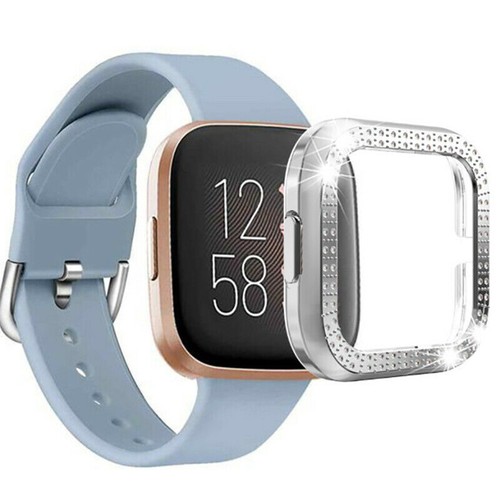 Bling Smart Watch For Fitbit Versa 2 Protective Frame Screen Protector Cover - Picture 13 of 13