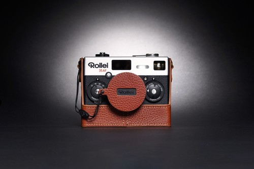 Echt Echtleder Halb Kameratasche Tasche Hülle für Rollei 35AF Filmkamera - Bild 23 von 46