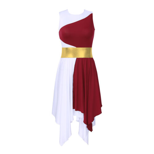 Costume lirico donna liturgico ballo lode abiti color block culto - Foto 24 di 103