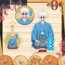 Jujutsu Kaisen Satoru Gojo Acrylic Standing Sign Keychain Badge Group Suit Gift